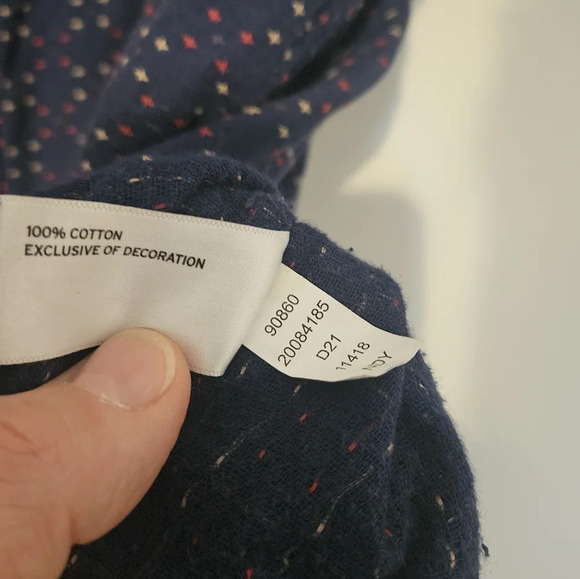 Duluth Trading Shirt Men's 2XL Blue Relaxed Fit Blue Ridge Indigo Short Sleeve - Picture 8 of 8